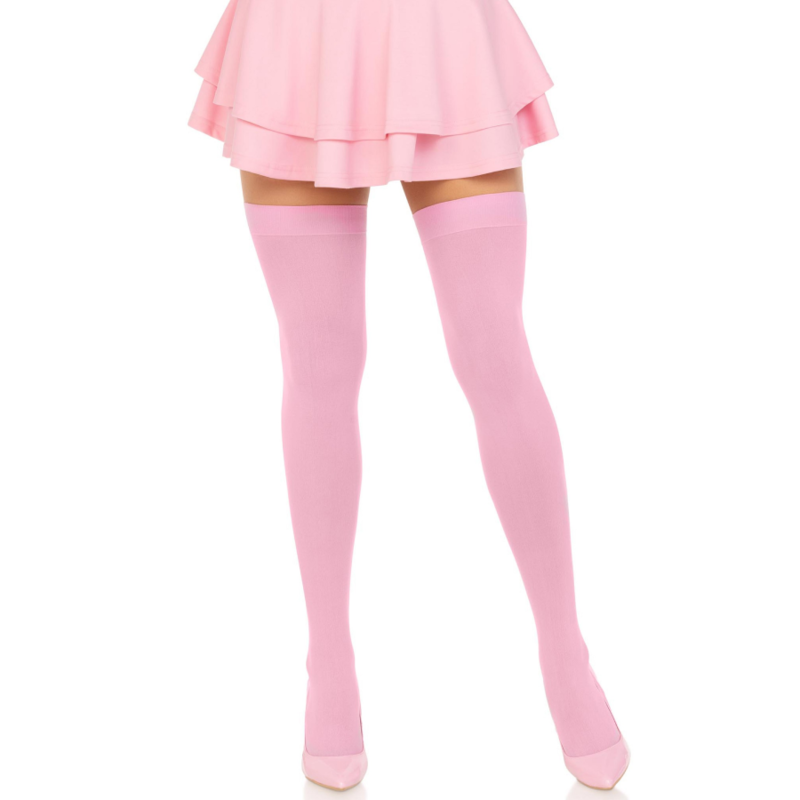 POTENTE - LEG AVENUE - COXAS NYLON ROSA