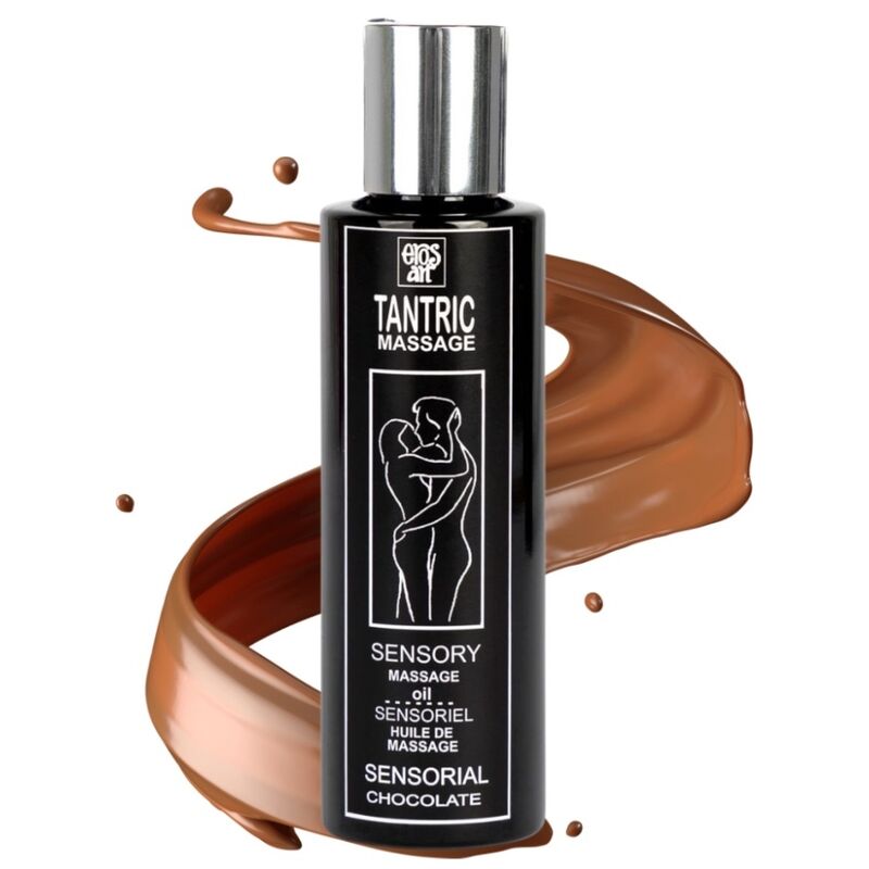 POTENTE - EROS-ART - ÓLEO DE MASSAGEM TÂNTRICA NATURAL E AFRODISÍACO DE CHOCOLATE 100 ML