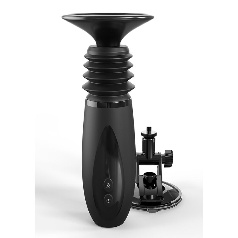 POTENTE - FETISH FANTASY SERIES - BODY DOCK THRUSTER DILDO CLAMP COM 7 MODOS DE EMPURRAR PRETO