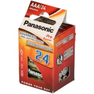 POTENTE - PANASONIC - PILHA AAA ALCALINAS PRO POWER LR03 PACOTE*24