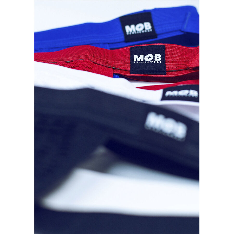 MOB - MAIÔ JOCKSTRAP BRANCO FETICHE TAMANHO G - Image 3