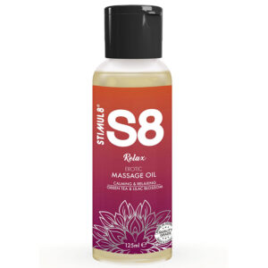 POTENTE - STIMUL8 - S8 RELAX ÓLEO DE MASSAGEM DE CHÁ VERDE 125 ML