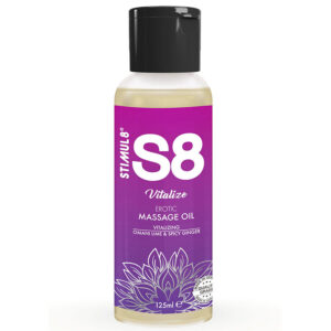 POTENTE - STIMUL8 - S8 ÓLEO DE MASSAGEM DE LIMÃO VITALIZE 125 ML