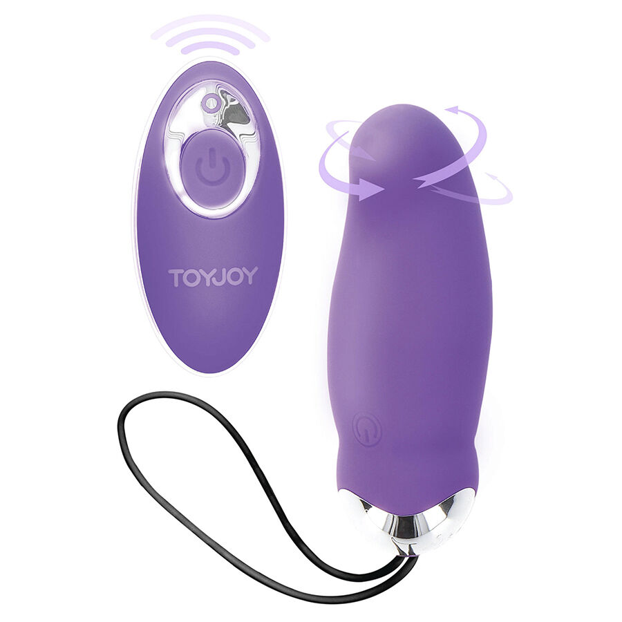 POTENTE - TOYJOY - FELICIDADE MEU ORGASMO EGGSPLODE VIBRADOR ROXO CONTROLE REMOTO