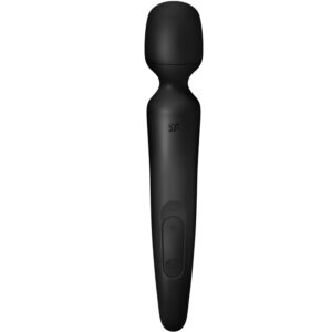 POTENTE - SATISFYER - WAND ERLAND MASSAGEADOR VIBRATÓRIO PRETO