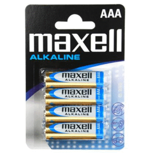 POTENTE - MAXELL - BATERIA AAA 4PCS
