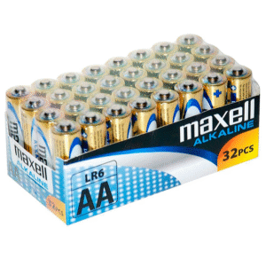 POTENTE - MAXELL - PACK ALCALINA AA LR6*32 UDS