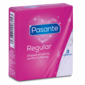 POTENTE - PASANTE - DE PRESERVATIVO GAMA REGULAR 3 UNIDADES