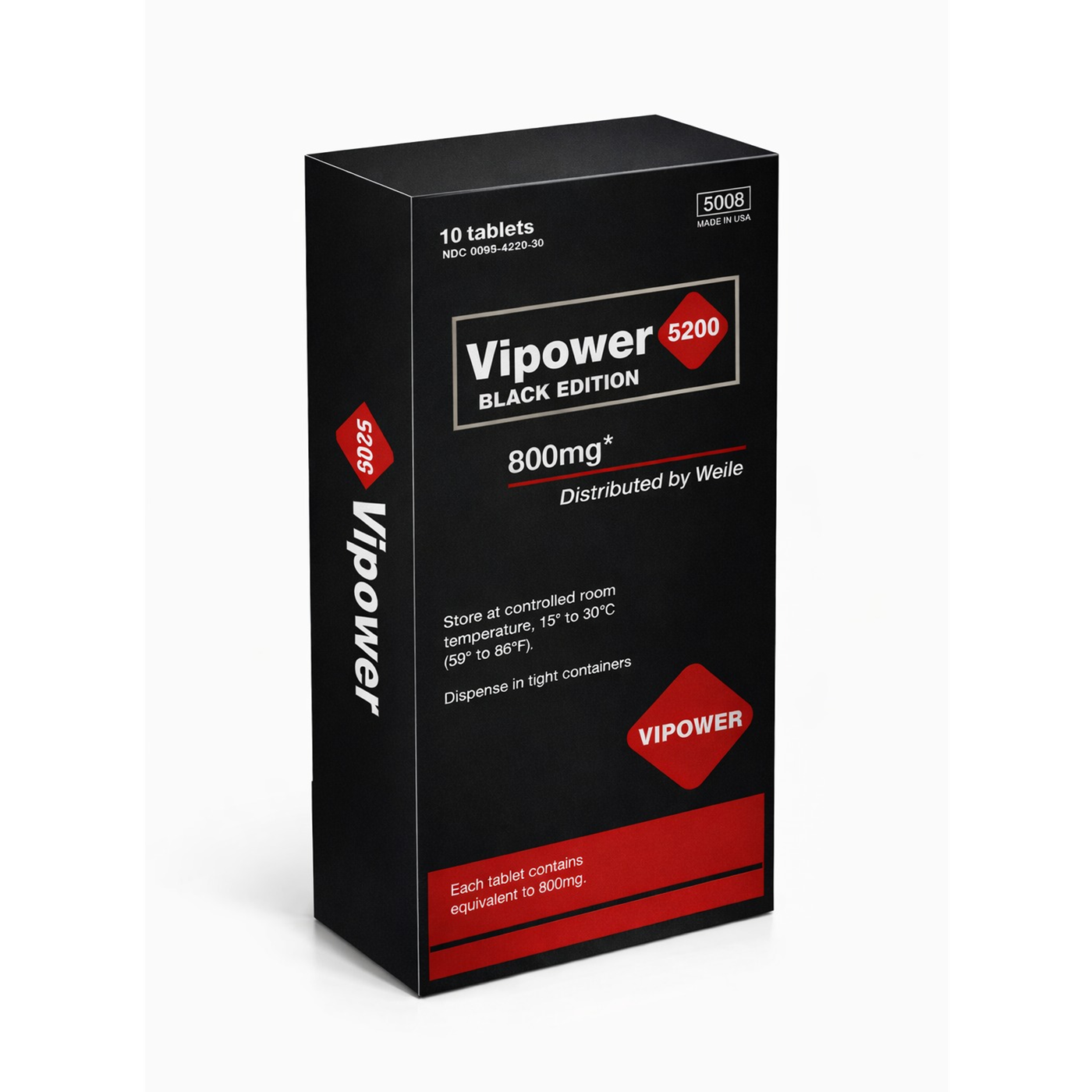 VIPOWER 5200 BLACK EDITION BOX- Desempenho de Elite