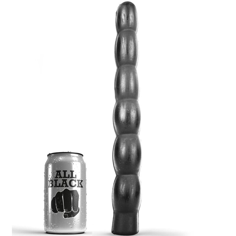 POTENTE - ALL BLACK - DILDO ANAL 32 CM