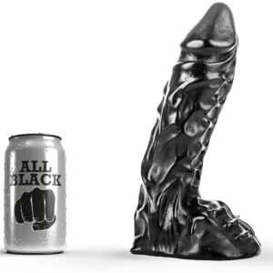 POTENTE - ALL BLACK - DILDO 23 CM