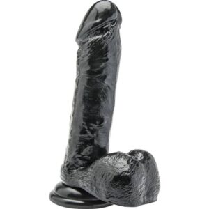 POTENTE - GET REAL - DILDO 18 CM COM BOLAS PRETAS