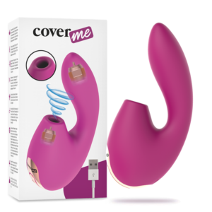 POTENTE - COVERME - SUCÇÃO DE CLITÓRIS E VIBRADOR PODEROSO PARA PONTO G