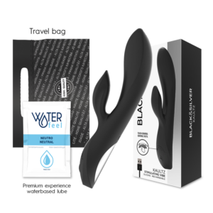 POTENTE - BLACK&SILVER - VIBRADOR KAULTZ TOUCH CONTROL