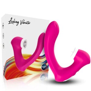 POTENTE - ARMONY - SECRETKISS LIMPEZA VIBRATÓRIA NO CLITÓRIS E VIBRADOR CURVO FÚCSIA