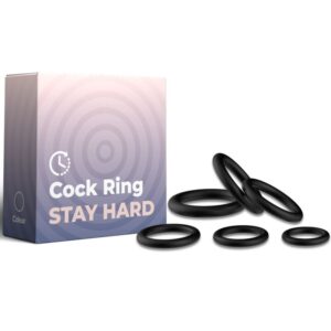 POTENTE - ARMONY - ANÉIS SILICONE PRETO