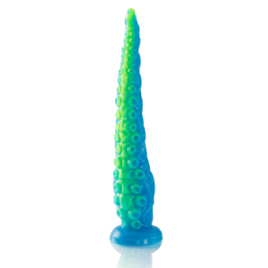 POTENTE - EPIC - SCYLLA FLUORESCENTE FINO TENTCULO DILDO TAMANHO GRANDE