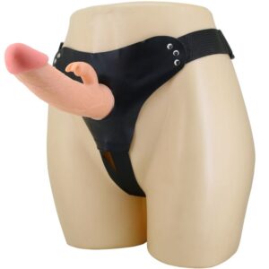 POTENTE - PRETTY LOVE - MAVIS HARNESS CUECAS UNIVERSAIS COM DILDO 19 CM NATURAL