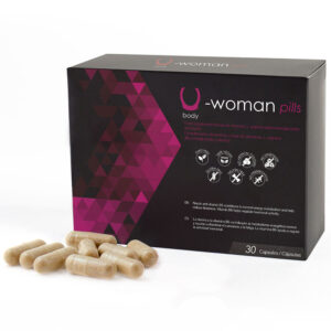 POTENTE - 500 COSMETICS - U-WOMAN AUMENTA A LIBIDO FEMININA - 30 CÁPSULAS