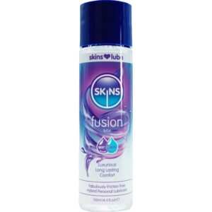 POTENTE - SKINS - FUSION LUBRIFICANTE HÍBRIDO À BASE DE ÁGUA E SILICONE 130 ML