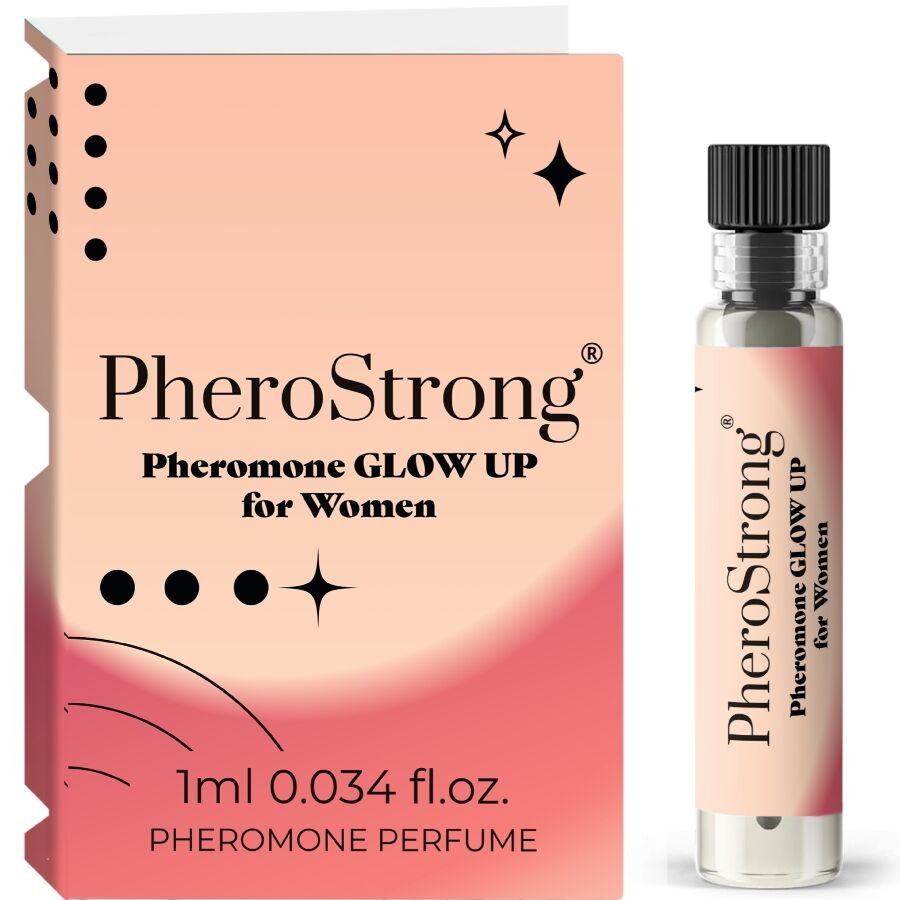 POTENTE - PHEROSTRONG - PERFUME DE FEROMÔNIOS GLOW UP PARA MULHERES 1 ML