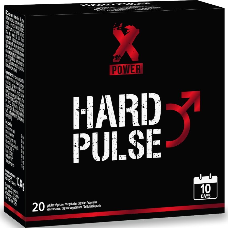 POTENTE - XPOWER - TRATAMENTO EXPRESSO HARD PULSE: EREÇÃO E RESISTÊNCIA POR 10 DIAS - 20 CÁPSULAS