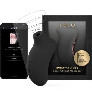 POTENTE - LELO - SONA 3 CRUISE MASSAGEADOR CLITÓRICO SÔNICO PRETO