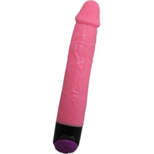 POTENTE - BAILE - VIBRADOR SEXO REALISTA COLORIDO ROSA 23 CM