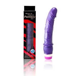 POTENTE - BAILE - VIBRADOR WAVES OF PLEASURE 23 CM ROXO