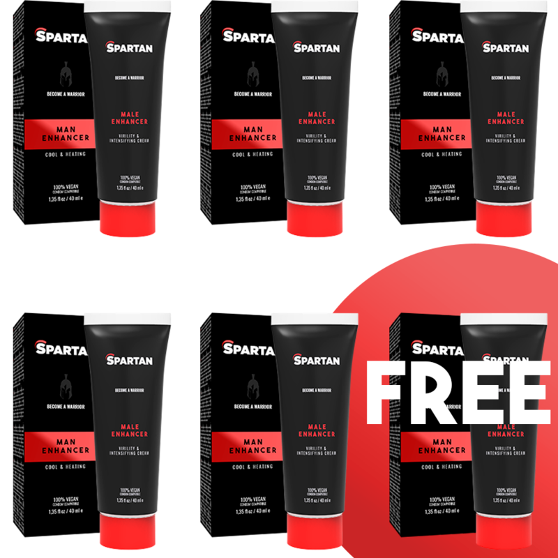 POTENTE - SPARTAN - GEL DE ERECÇÃO-ORGASMO-DURACION DE PAREJA 100% VEGANO 5+1 GRATIS