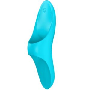 POTENTE - SATISFYER - VIBRADOR DE DEDO TEASER LUZ AZUL
