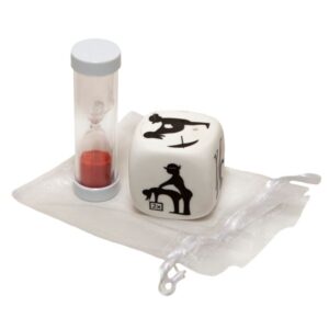 POTENTE - DIABLO PICANTE - JOGO DE DADOS DE POSTURA COM AMPULHETA