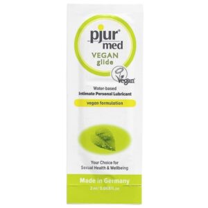 POTENTE - PJUR - MED VEGAN GLIDE LUBRIFICANTE  BASE DE GUA 2 ML