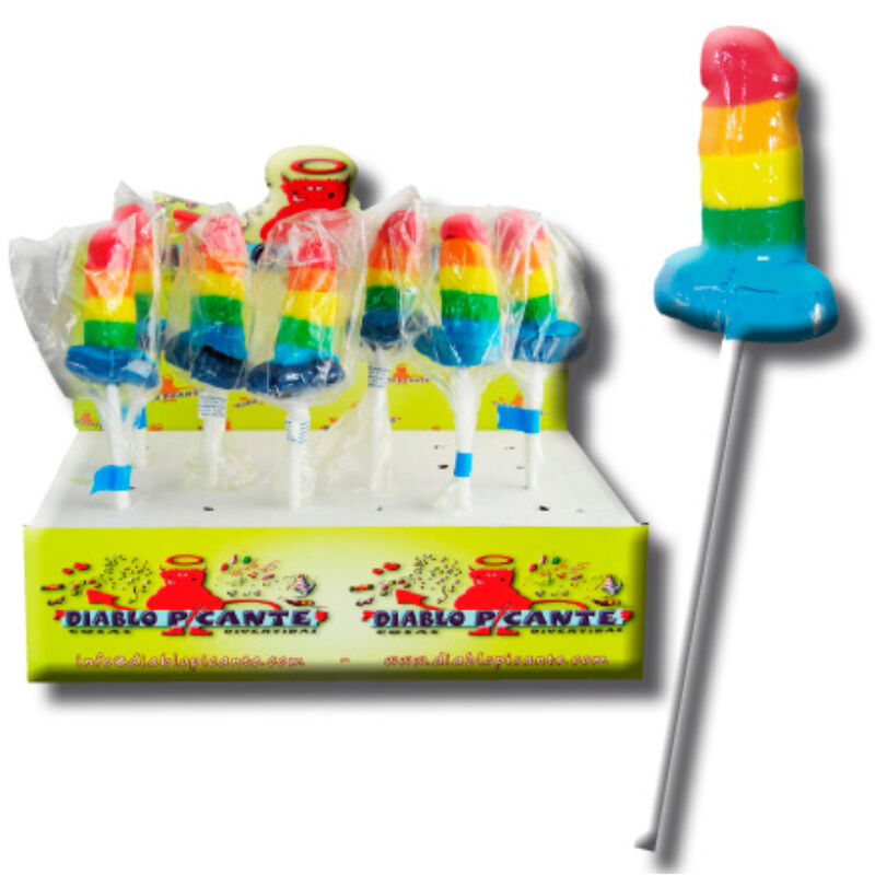 POTENTE - PRIDE - GUMMY LOLLIPOP PÊNIS LGBT