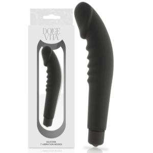 POTENTE - DOLCE VITA - REALISTIC PLEASURE BLACK SILICONE