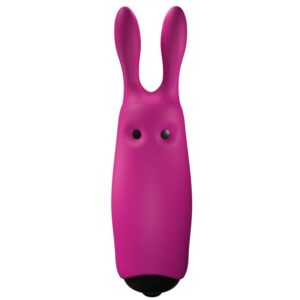 POTENTE - ADRIEN LASTIC - VIBRADOR DE COELHO ROSA DE BOLSO LASTIC