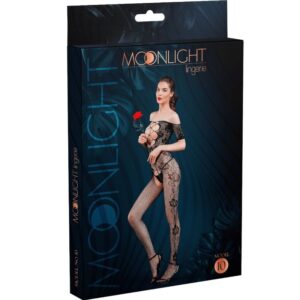 POTENTE - MOONLIGHT - MODELO 10 BODYSTOCKING PRETO TAMANHO ÚNICO