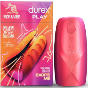 POTENTE - MASTURBADOR VIBRADOR DUREX -TOY RIDE & VIBE