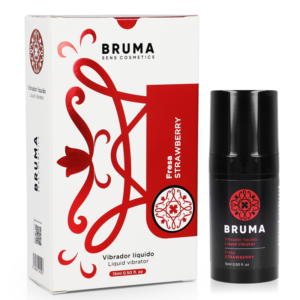 POTENTE - BRUMA - VIBRADOR LÍQUIDO ULTRA DESLIZANTE MORANGO 15 ML