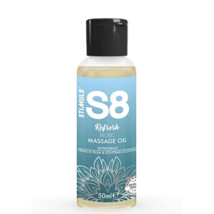 POTENTE - STIMUL8 - S8 REFRESH ÓLEO DE MASSAGEM ERÓTICO DE ALGODÃO 50 ML