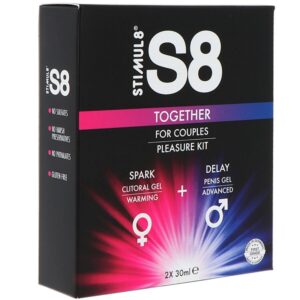 POTENTE - STIMUL8 - S8 TOGETHER KIT CASAL 2 X 30 ML