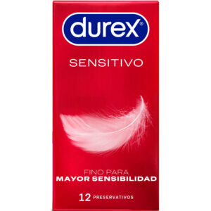 POTENTE - DUREX - PRESERVATIVOS SENSITIVE 12 UNIDADES