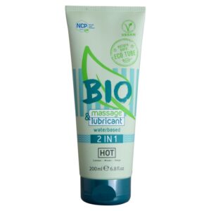 POTENTE - HOT - BIO MASSAGE & LUBRIFICANTE À BASE DE ÁGUA 2 EM 1 200 ML