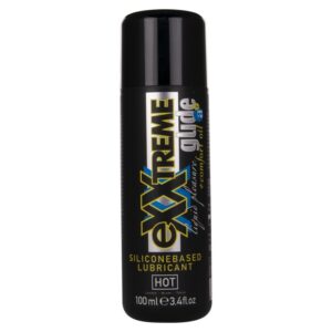 POTENTE - HOT - EXXTREME GLIDE LUBRIFICANTE À BASE DE SILICONE + ÓLEO CONFORTANTE A+ 100 ML