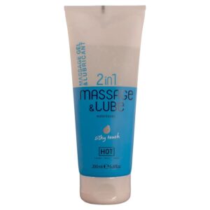 POTENTE - HOT - GEL DE MASSAGEM E DESLIZAMENTO 2 EM 1 COM TOQUE SEDOSO 200ML