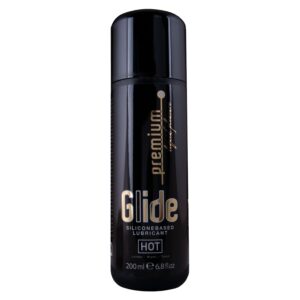 POTENTE - HOT - LUBRIFICANTE PREMIUM SILICONE GLIDE À BASE DE SILICONE 200 ML