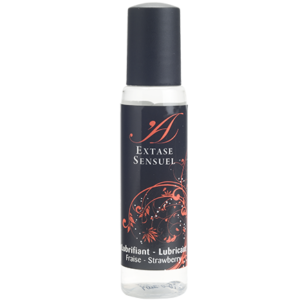 POTENTE - EXTASE SENSUAL - LUBRIFICANTE DE VIAGEM MORANGO 35 ML