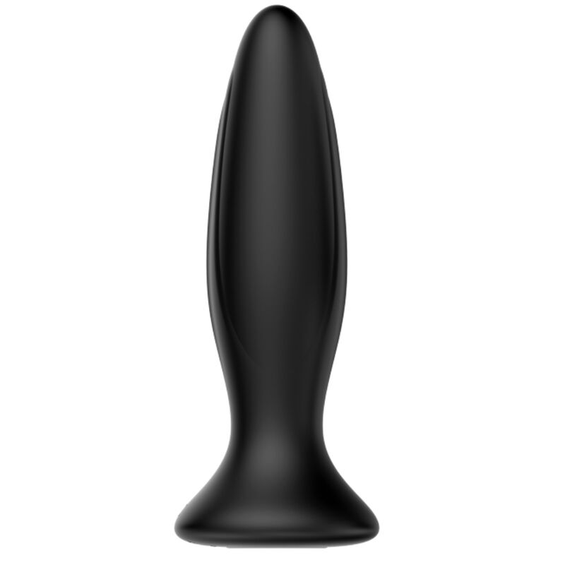 POTENTE - MR PLAY - PLUG ANAL VIBRADOR PRETO RECARREGVEL