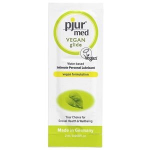 POTENTE - PJUR - MED VEGAN GLIDE LUBRIFICANTE  BASE DE GUA 2 ML