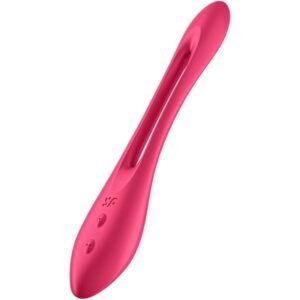 POTENTE - SATISFYER - MULTI VIBRADOR ELASTIC JOY VERMELHO